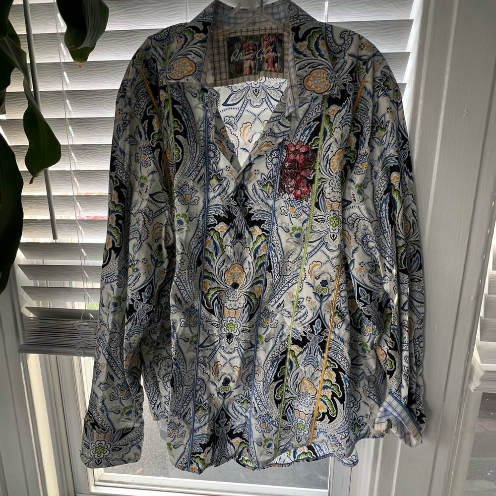 Robert Graham Multicolor Paisley Men's Shirt